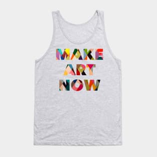 Make Art Now - Diamond Pattern Tank Top